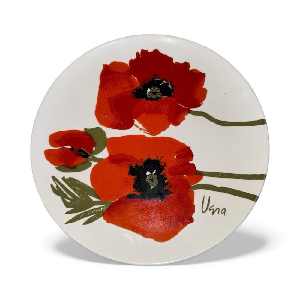 Mikasa Vera Neumann “poppy” collab plate/platter
